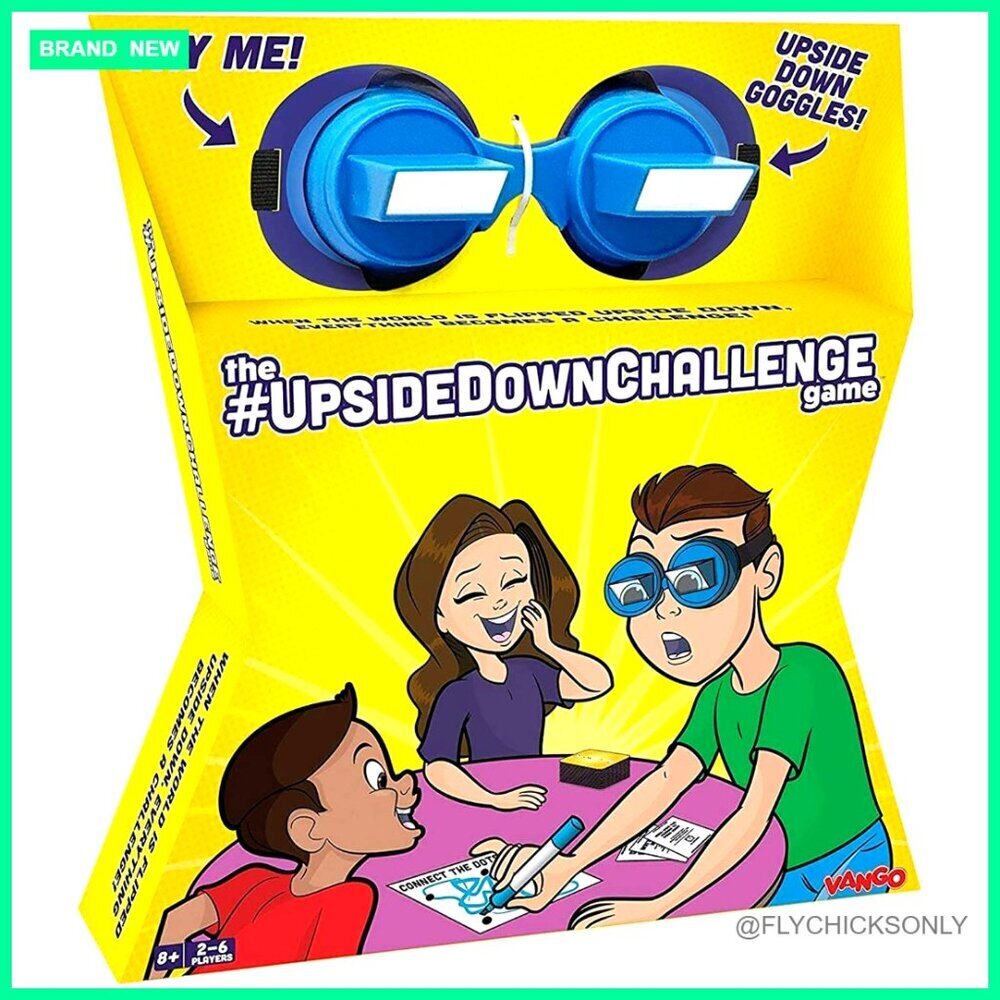 Upside Down Challenge Game Family Party Board Game 2-6 Players Ages 8+